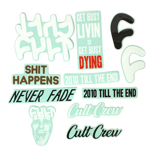 Cult BMX 11 Sticker Pack