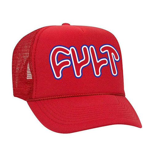 Cult Patriot Trucker Hat - Red