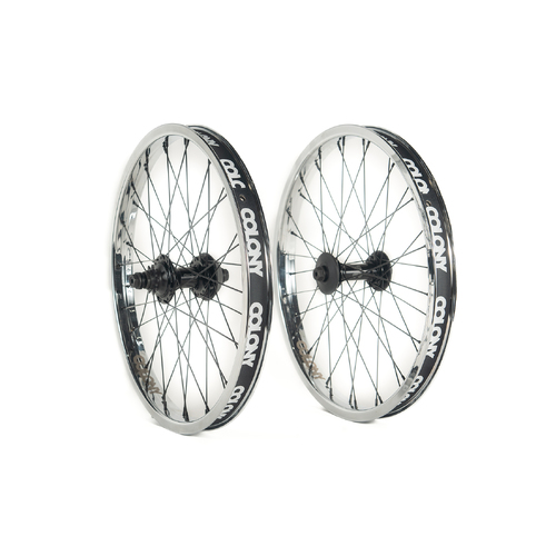 Colony Custom Contour Wasp Wheel Set RHD Black / Chrome