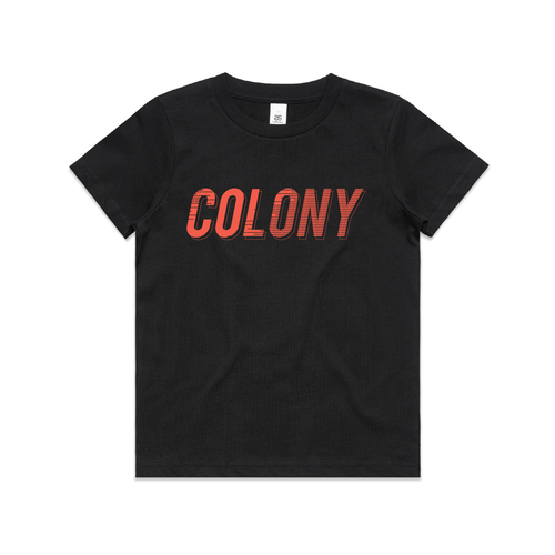 Colony Momentum Tee Black Youth 8