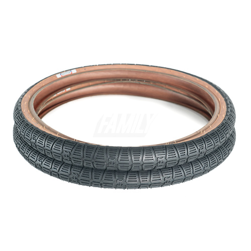 Hutch Tyre Pair 20x1.75 Skin Wall